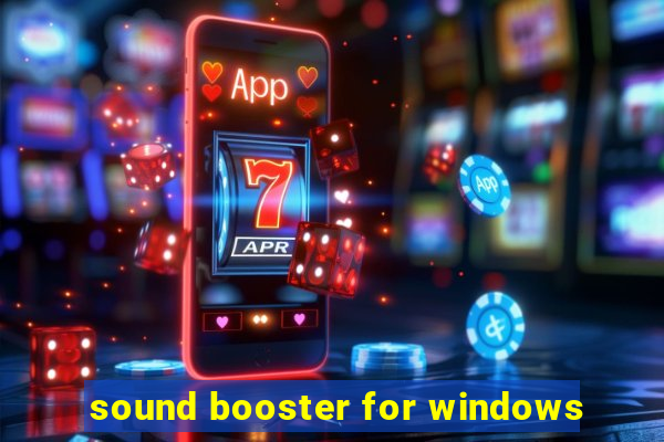 sound booster for windows